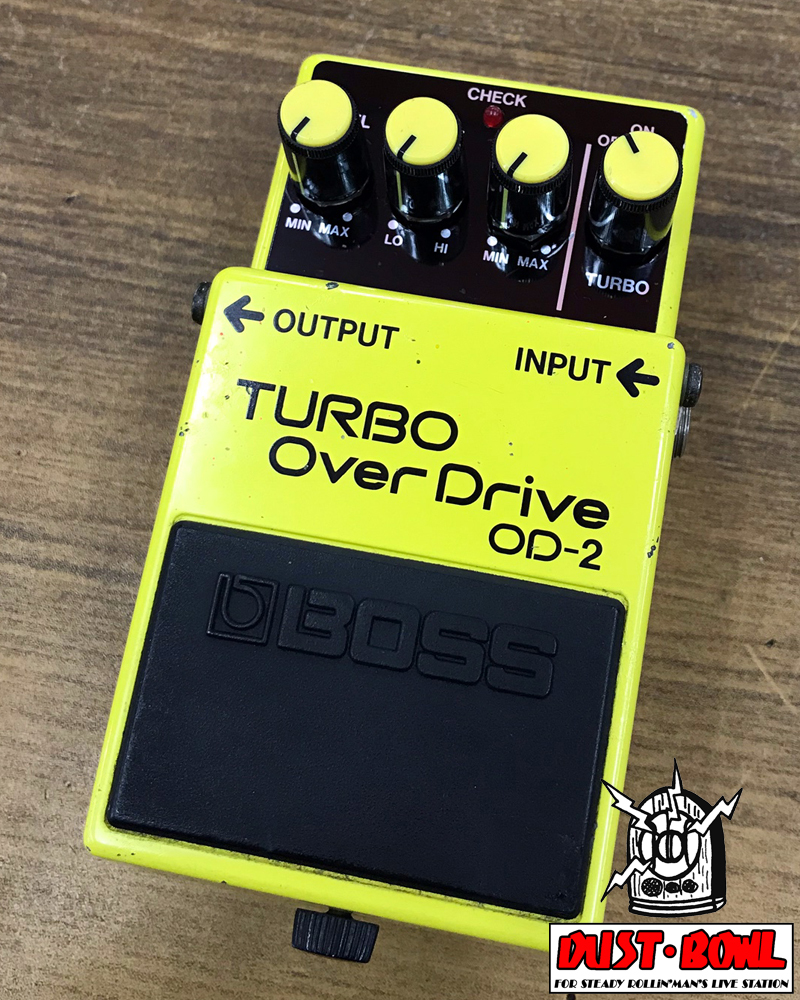 BOSS  エフェクター　TURBO  OverDrive OD-2  日本製