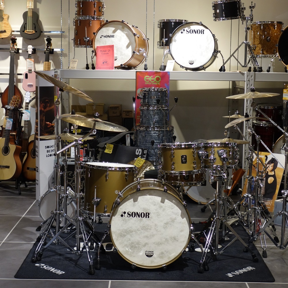 Sonor SQ1 Series Drum Shell Pack 322NMMH SGM 【ダブルタムスタンド