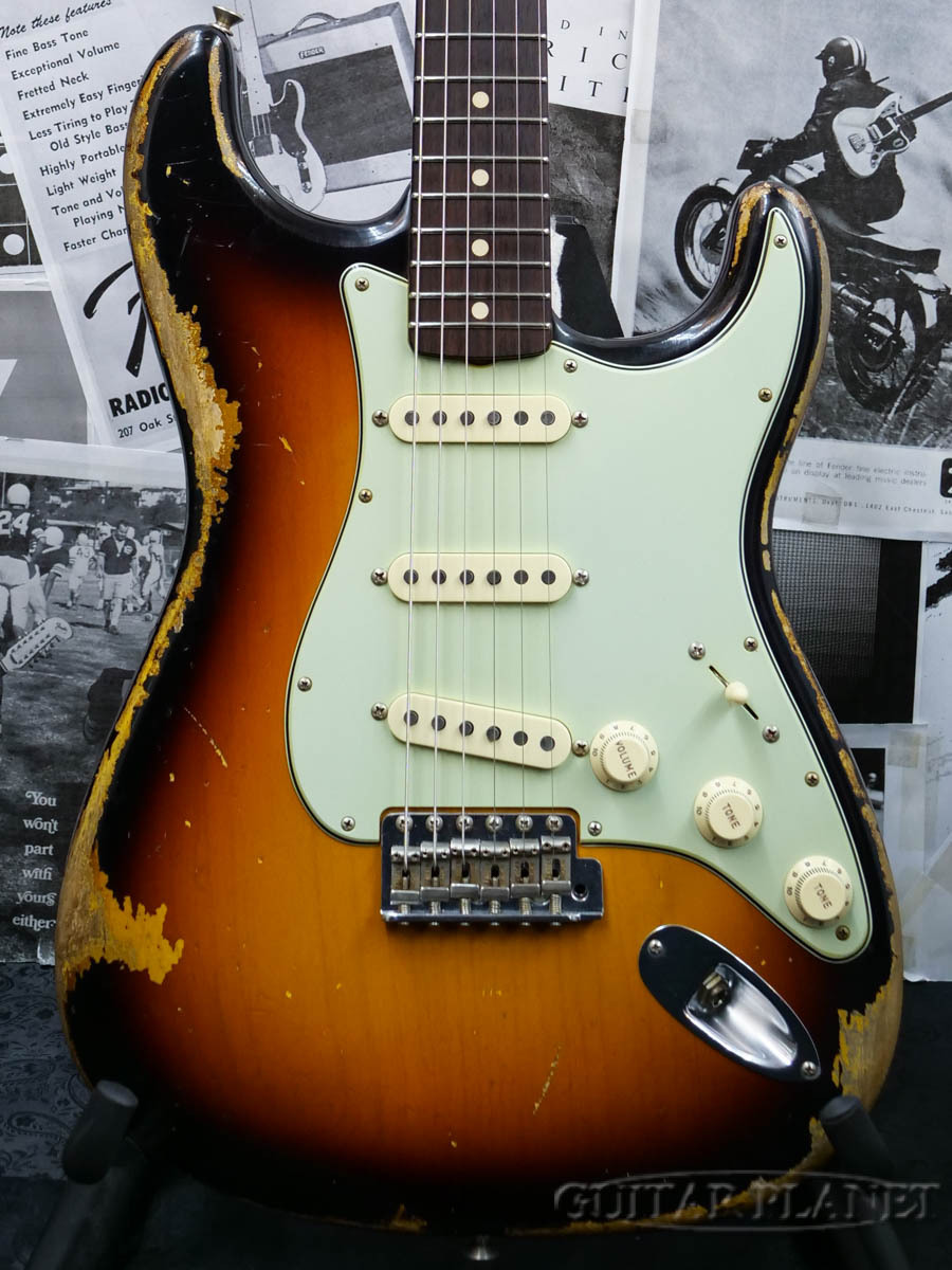 Fender Custom Shop MBS 1961 Stratocaster Heavy Relic -Aged 3 Color