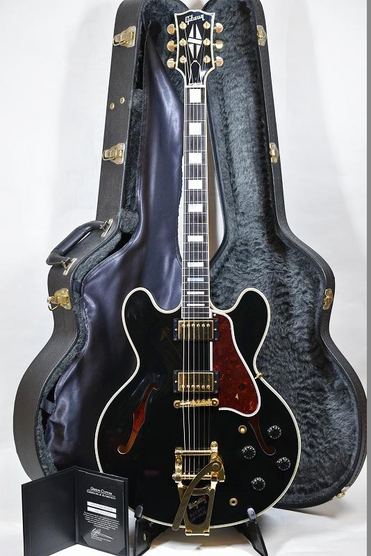 Gibson Custom Shop ES-355 with Bigsby EBONY（中古）【楽器検索 