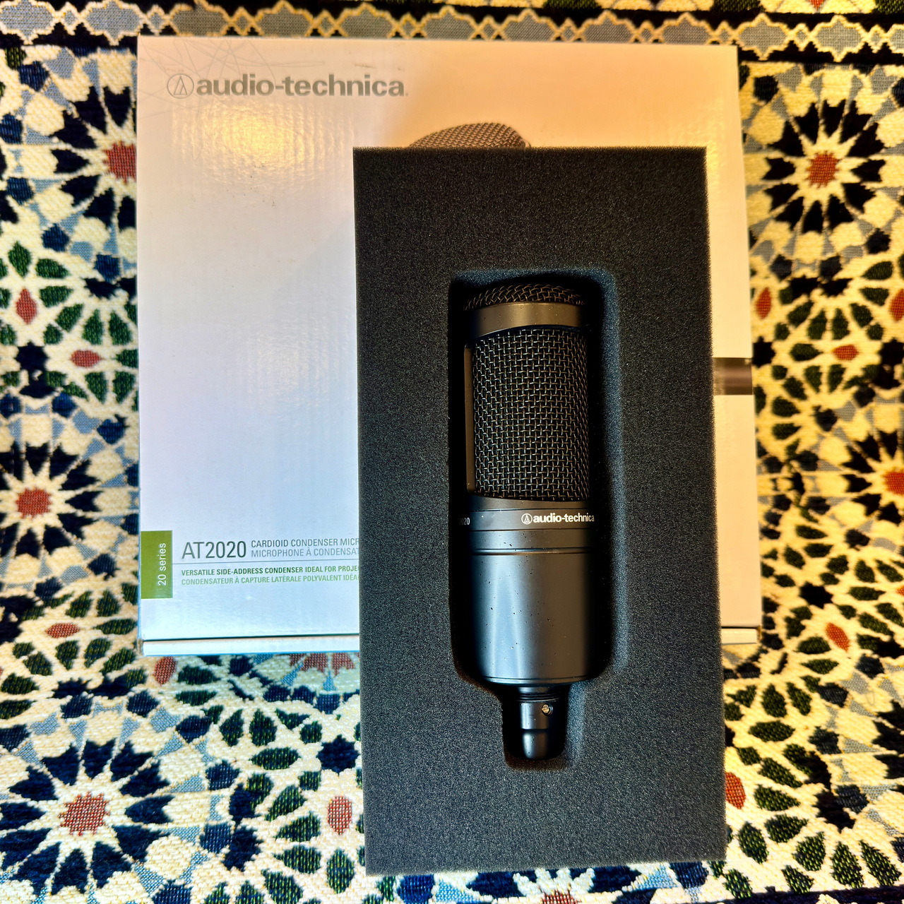 audio-technica AT2020 Cardioid Side Address Back Electret