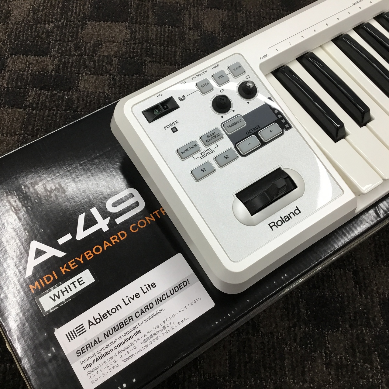Roland A-49(BLACK) MIDIキーボード コントローラー楽器 - MIDI