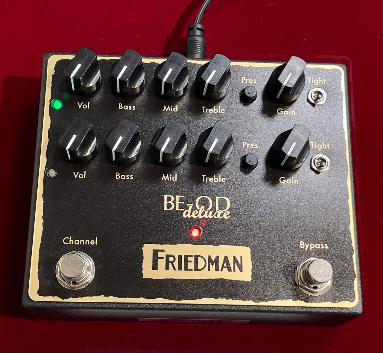 Friedman BE-OD DELUXE 【限定特価・1台のみ】【2chのBE-100再現ペダル