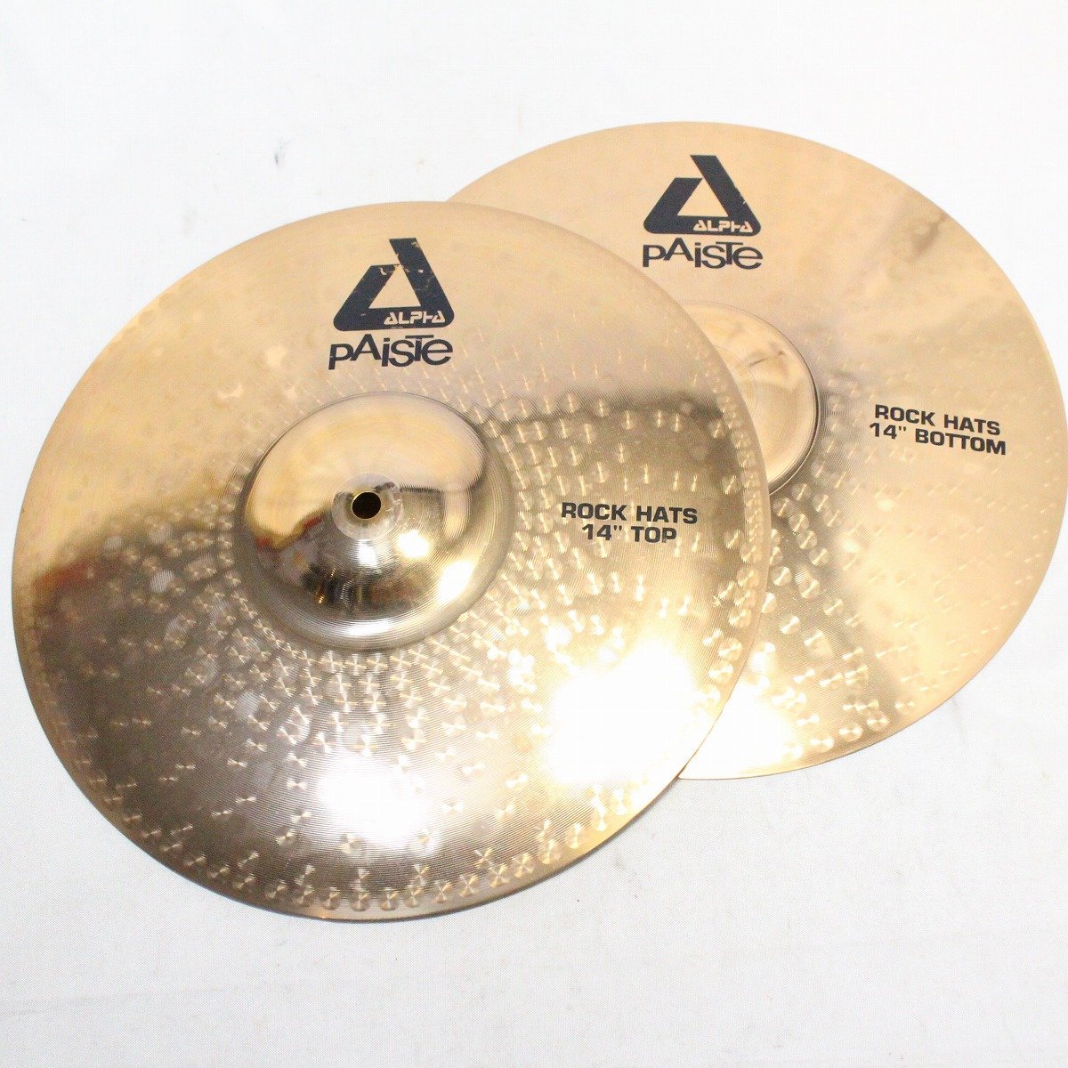 Paiste Alpha Rock Hats 14” Top & Bottom-