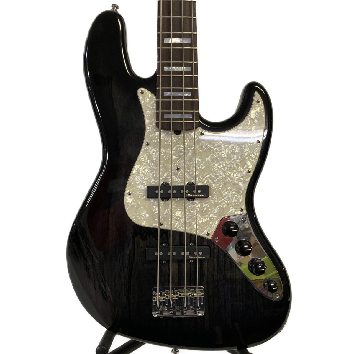 Fender Custom Shop Custom Classic Jazz Bass Ebony Transparent 