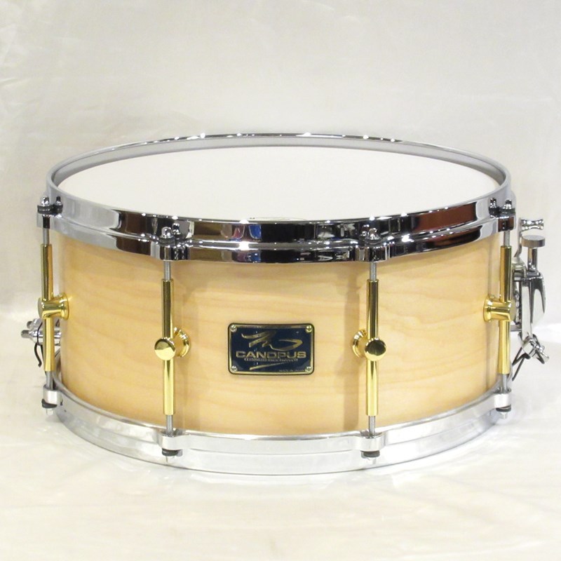 売切り特価 CANOPUS CANOPUS MO-1465 / Natural Oil [MO Snare Drum 14