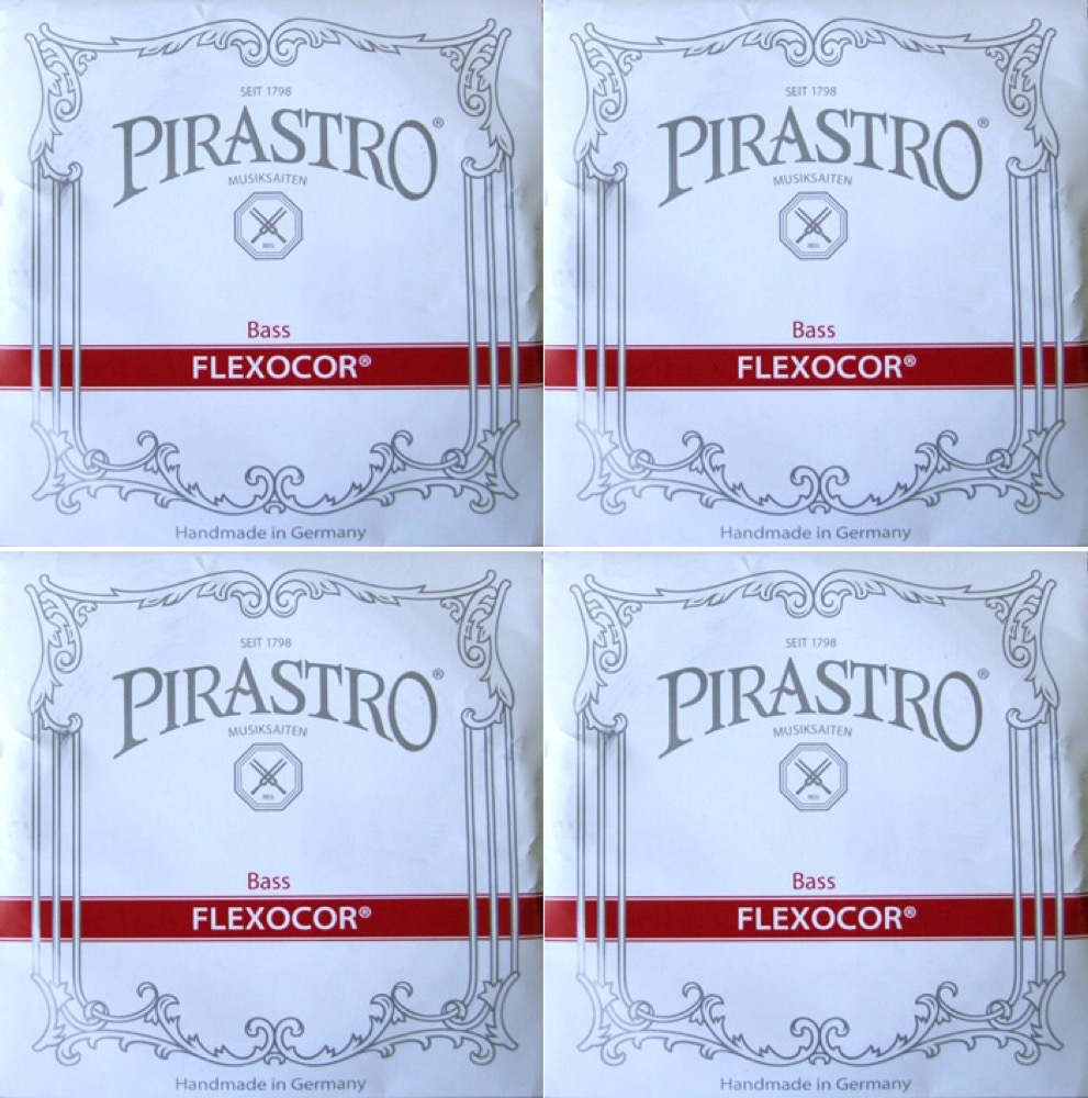 Pirastro Bass FLEXOCOR コントラバス用弦セット（新品/送料無料