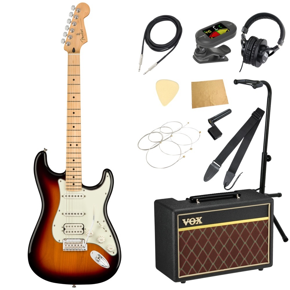 Fender フェンダー Player Stratocaster HSS MN 3TS エレキギター VOX