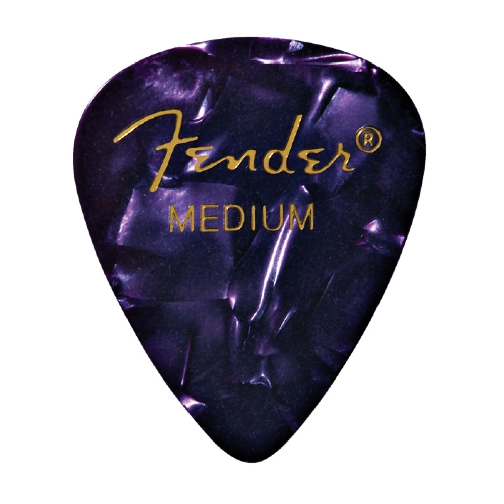 Fender 351 Shape Purple Moto Medium ギターピック 12枚入り（新品/送料無料）【楽器検索デジマート】