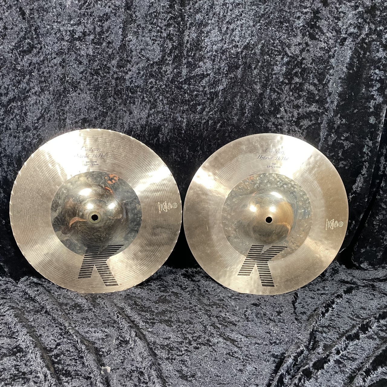 男女兼用 Zildjian ジルジャン シンバル K.Custom Dark HiHats 13