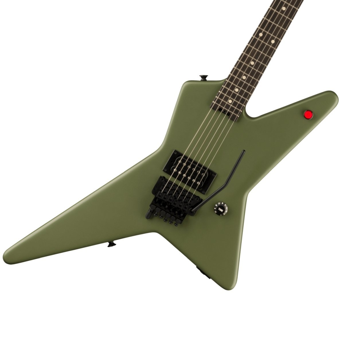 EVH Limited Edition Star Ebony Fingerboard Matte Army Drab