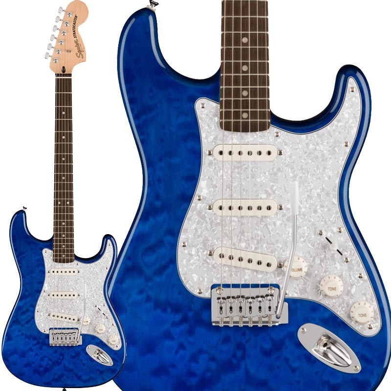 Squier by Fender Affinity Series Stratocaster QMT (Sapphire Blue 