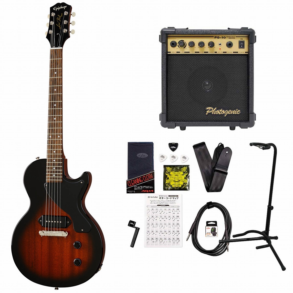 Epiphone Inspired by Gibson Les Paul Junior Tobacco Burst
