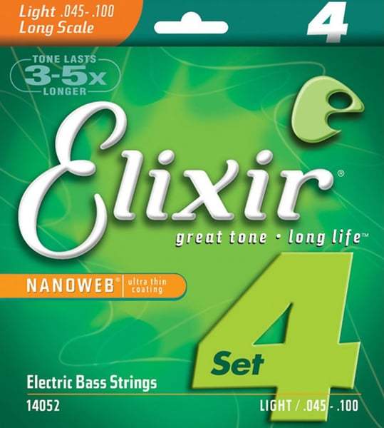 Elixir NANOWEB #14052 Light 45-100 Long Scale ベース弦【梅田店 ...
