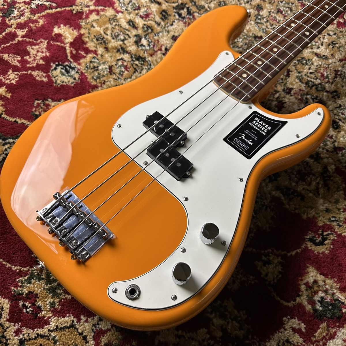 Fender Player Precision Bass Pau Ferro Fingerboard Capri Orange