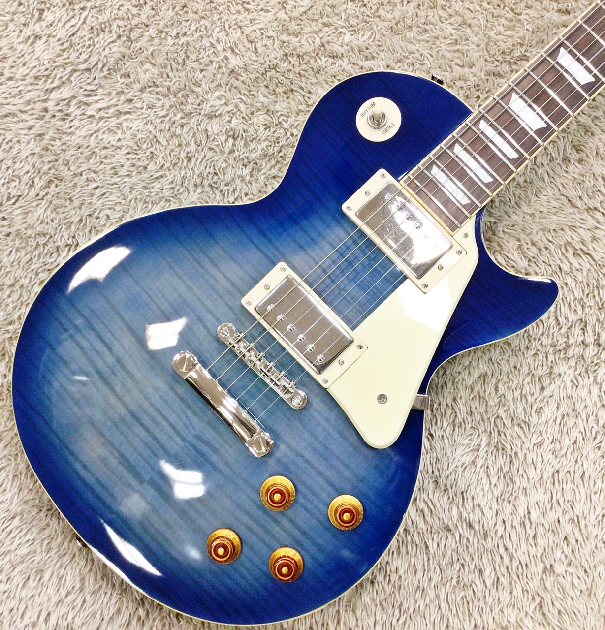 Epiphone Les Paul Standard Plus Top Pro / TB (Trans Blue)【美品