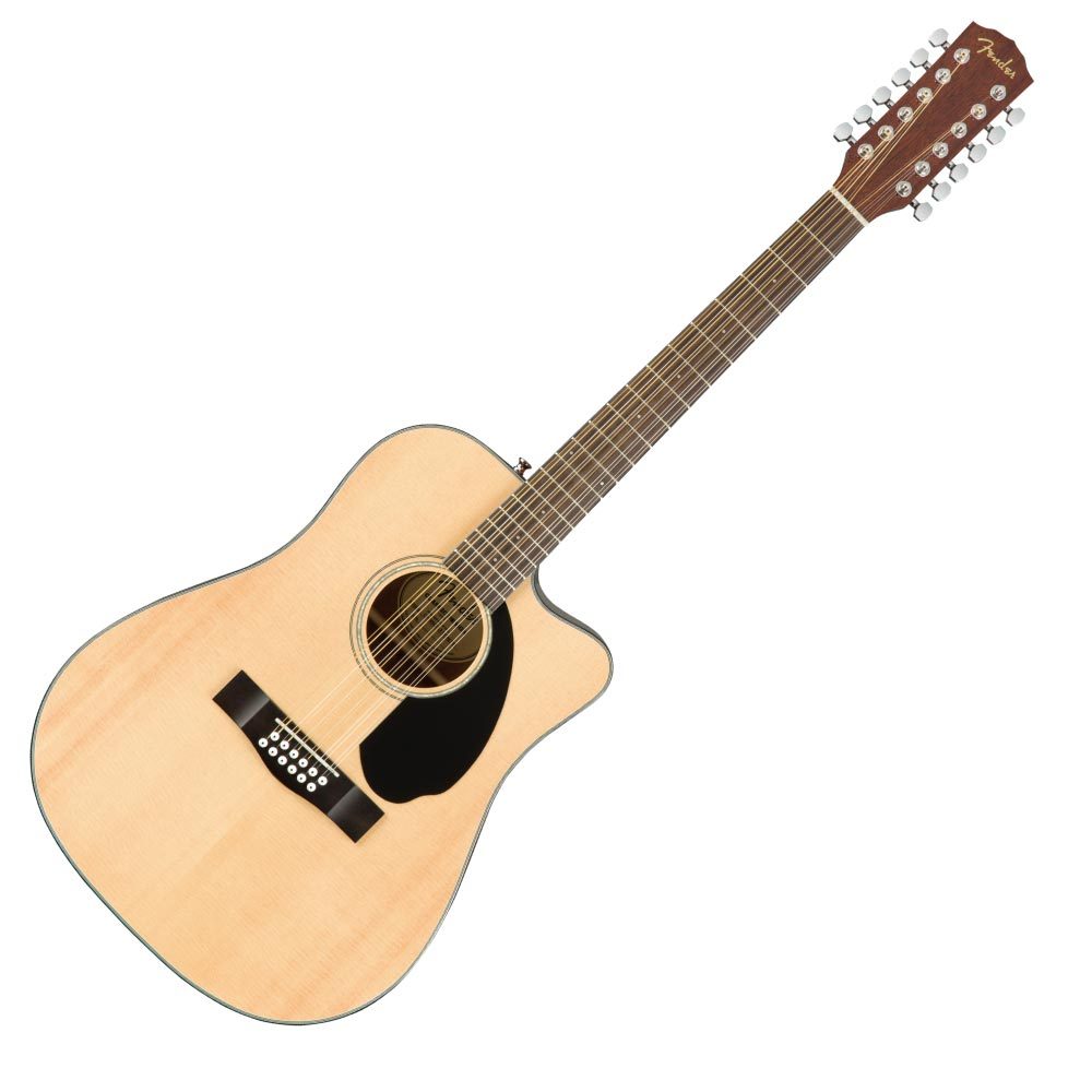 Fender CD-60SCE Dreadnought 12 string WN Natural 12弦