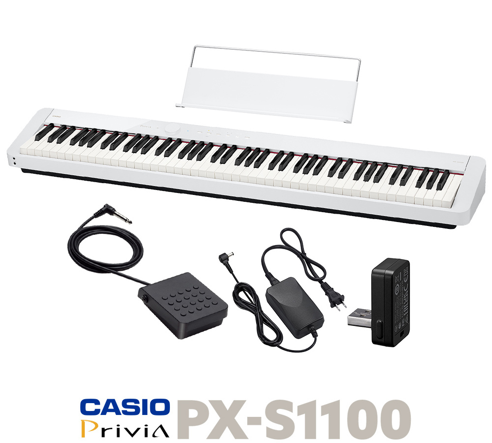 Casio PX-S1100 WE ホワイト PXS1100 Privia プリヴィア 【未展示品