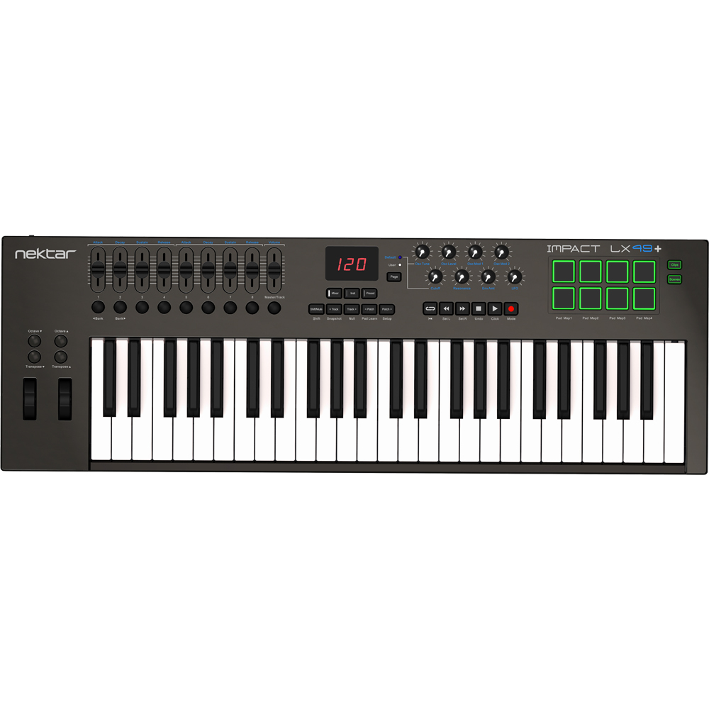 Nektar Technology IMPACT LX49+ MIDIコントローラー 49鍵 鍵盤