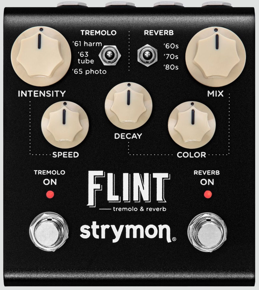 くすみ水色 Strymon / FLINT V2 フリント リバーブ＆トレモロ(池袋店