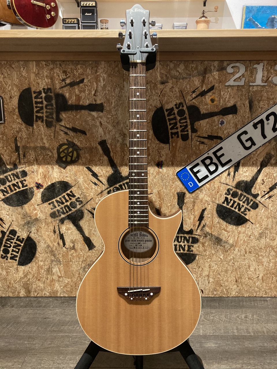 セミアコースティックギター Grass roots Gー A Cー45