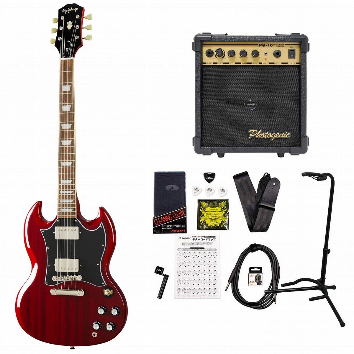 Epiphone Inspired by Gibson SG Standard Heritage Cherry エピフォン