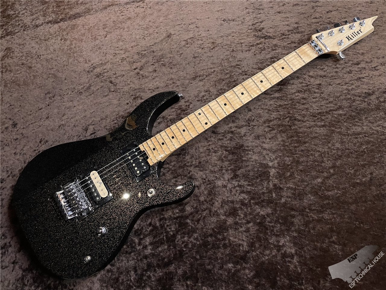 ☆KILLER☆KG-SERPENT Galaxy Black(改)EMGピックアップ搭載 FASCIST