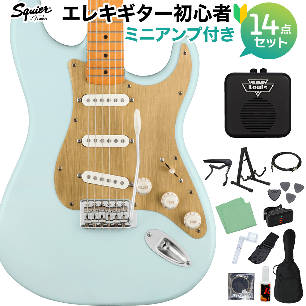 Squier by Fender 40th Anniv. ST SSNB エレキギター初心者セット