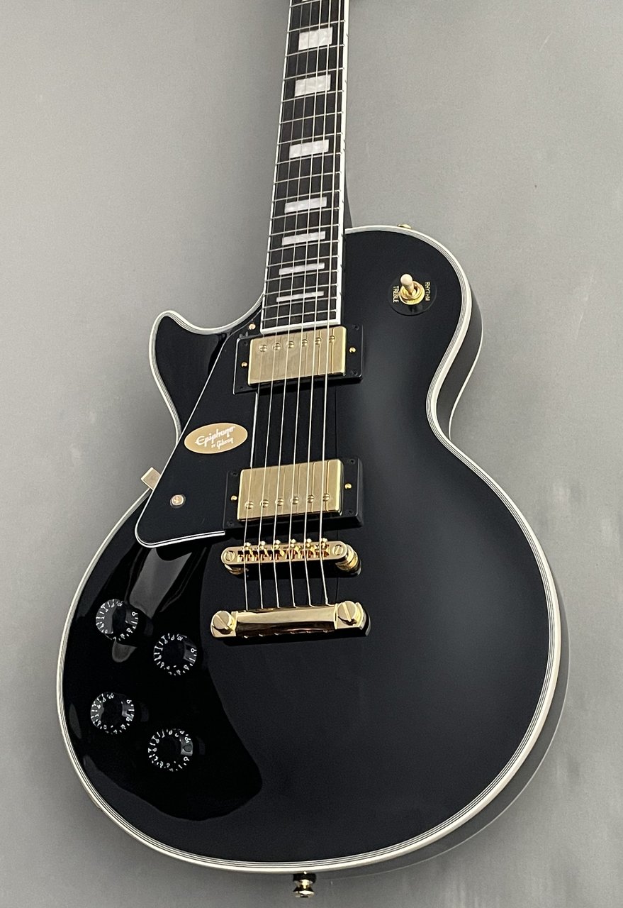 Epiphone Les Paul Custom Left Handed -Ebony- #23081524143 ≒4.22kg