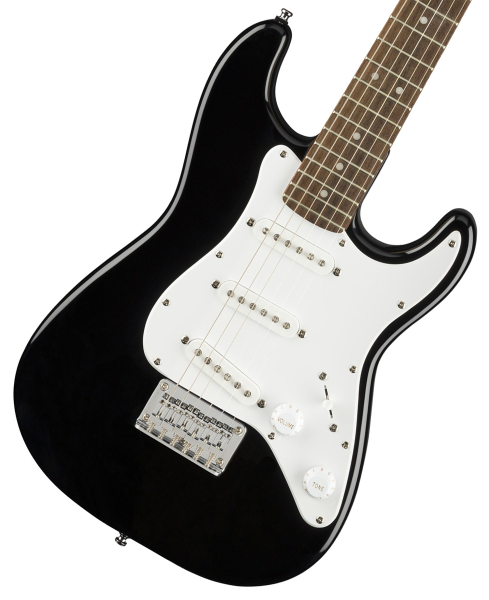 Squier by Fender Mini Strat Laurel Fingerboard Black ミニギター ...