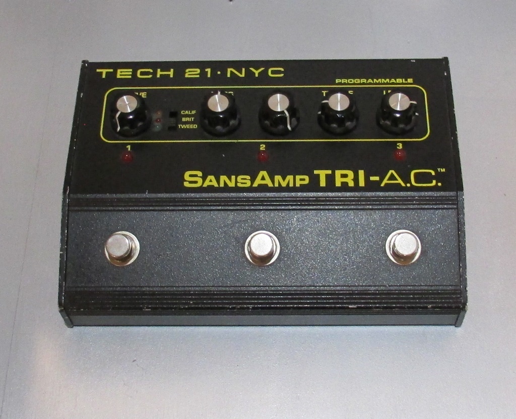 TECH21 SANSAMP TRI-AC ギター エフェクター プリアンプ-