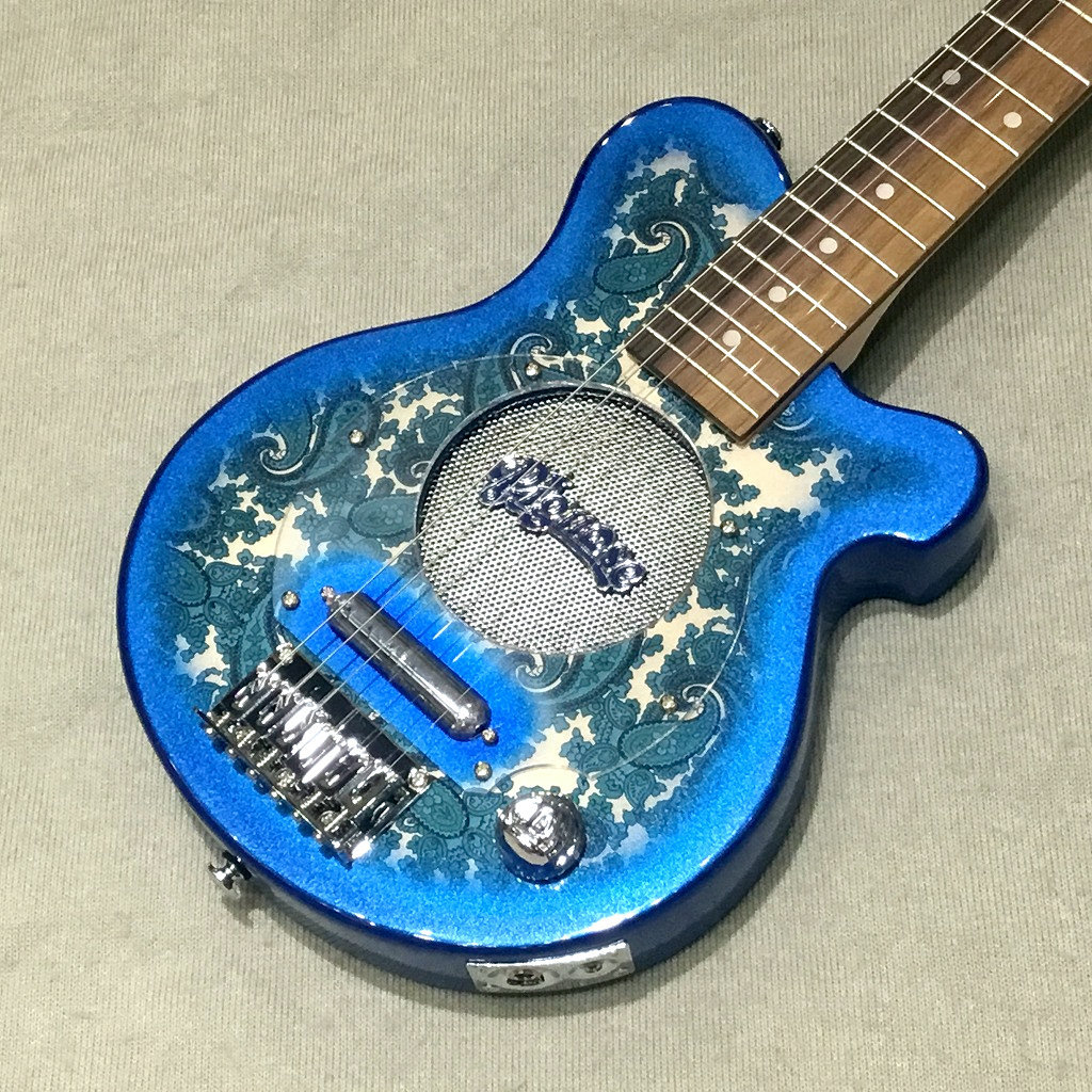 ピグノーズ エレキギター 青-