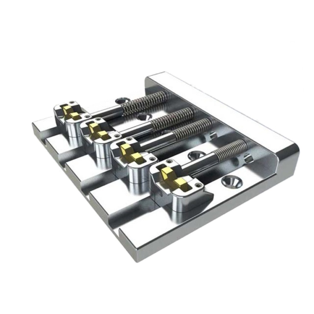 HIPSHOT 4 String KickAss Bass Bridge Chrome クローム ベース