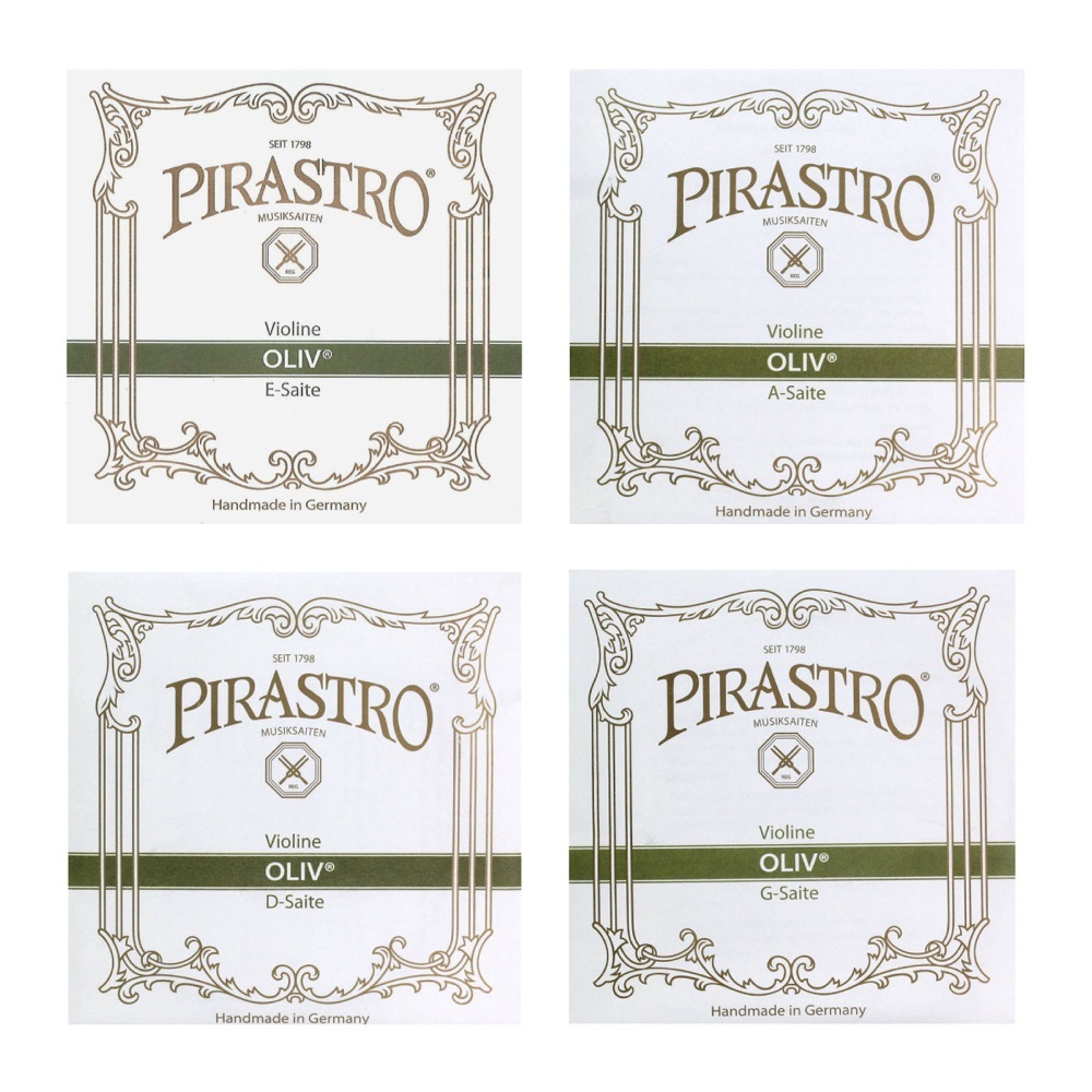 Pirastro OLIV 4/4サイズ用 バイオリン弦セット E線ループエンド D線