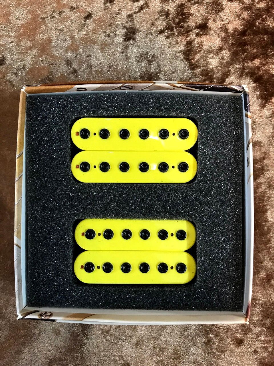 Bare Knuckle Pickups Aftermath 6 String Set -Open Yellow- 【6弦用