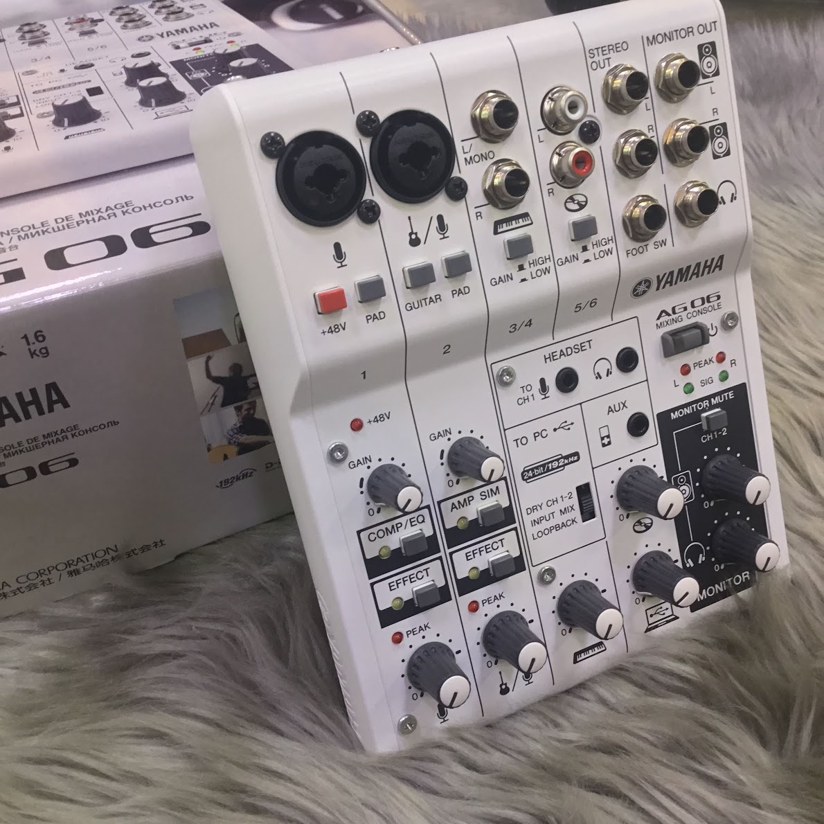 YAMAHA 中古 AG06 ミキサー 箱あり 取説あり USBケーブル無し（中古