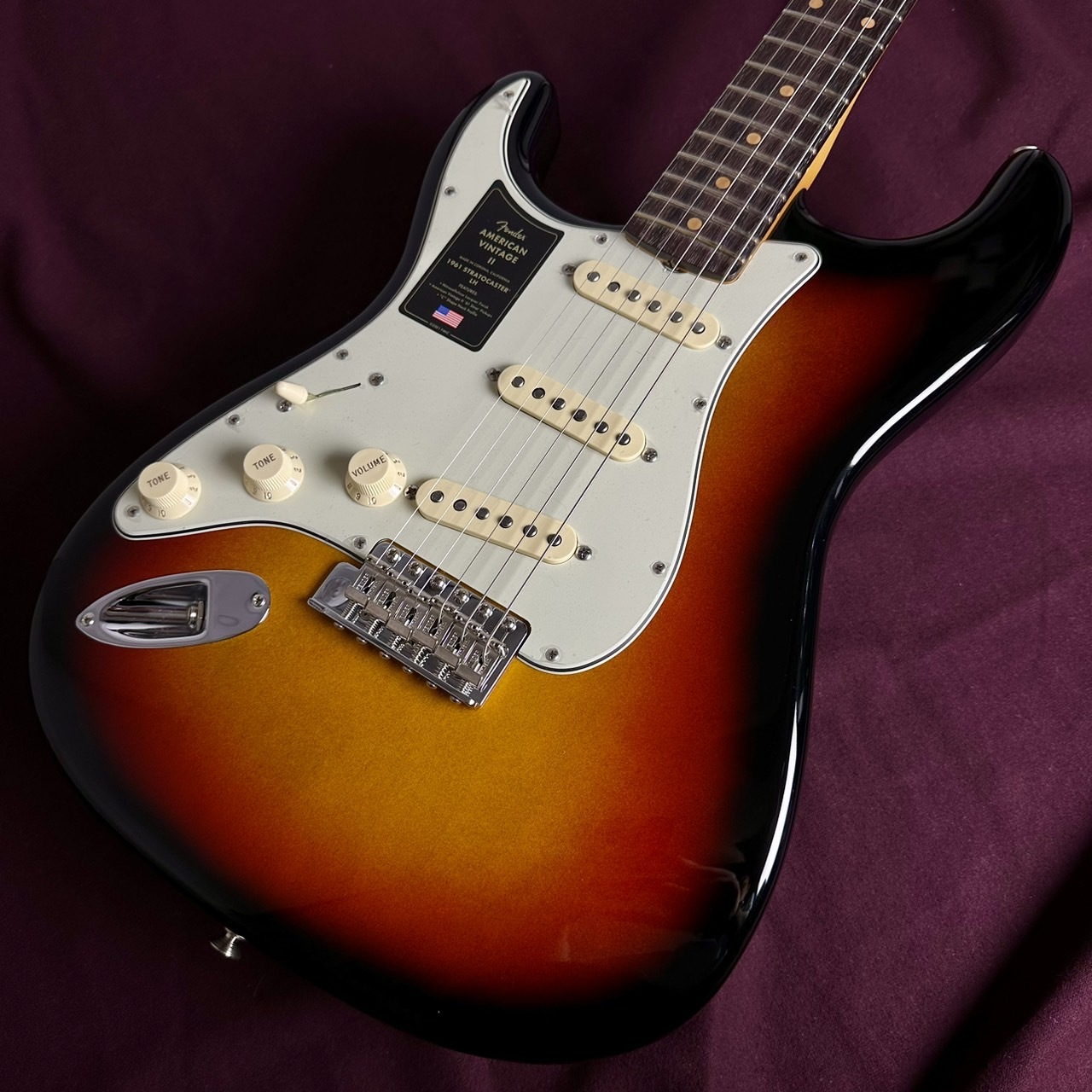 Fender American Vintage II 1961 Stratocaster Left-Hand 3-Color 