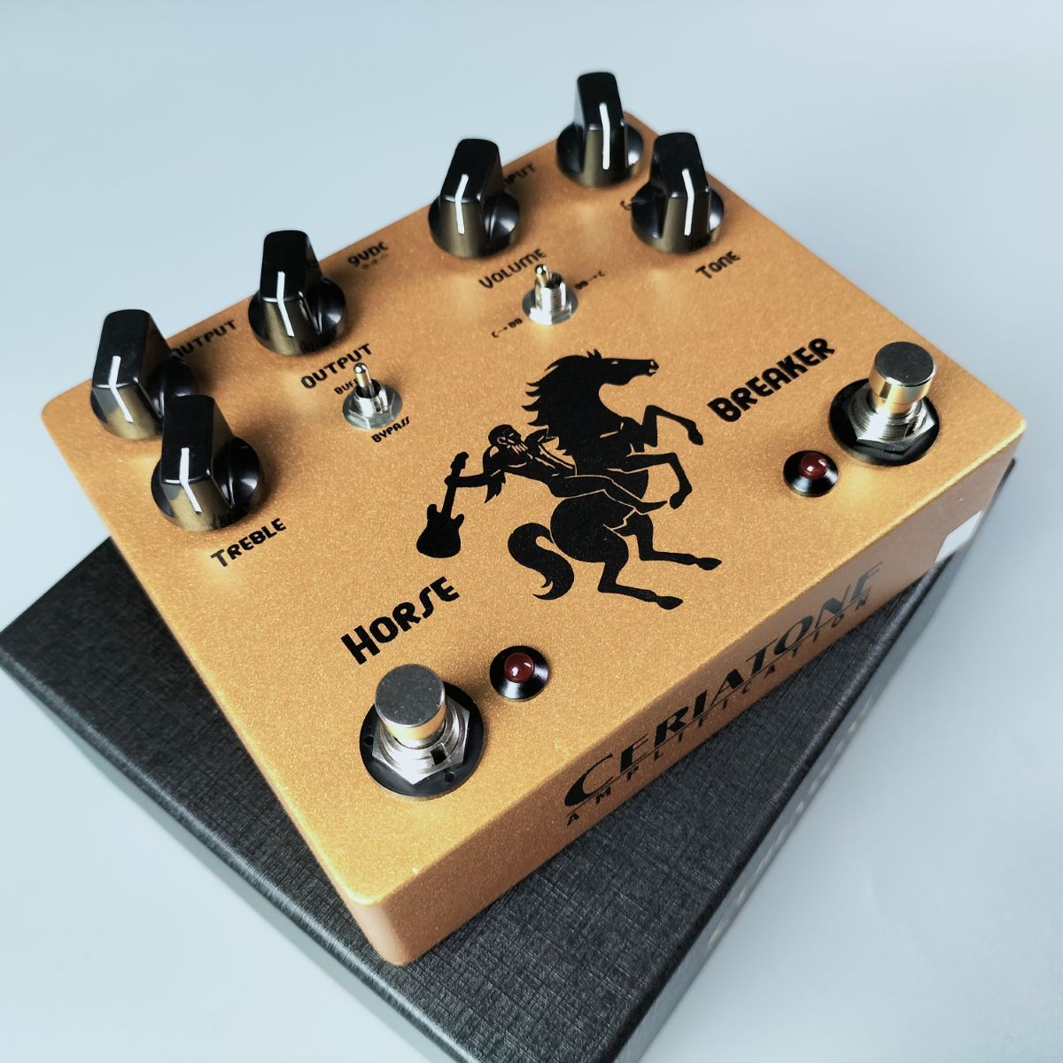 新品 未使用 Ceriatone Horse Breaker Gold Horse Breaker Professional Overdrive - Ceriatone