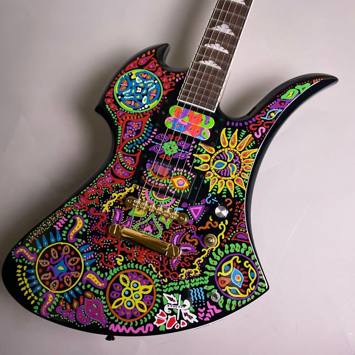 FERNANDES Burny MG-165X BLK/PAINT X Japan hide Model MG165(新品