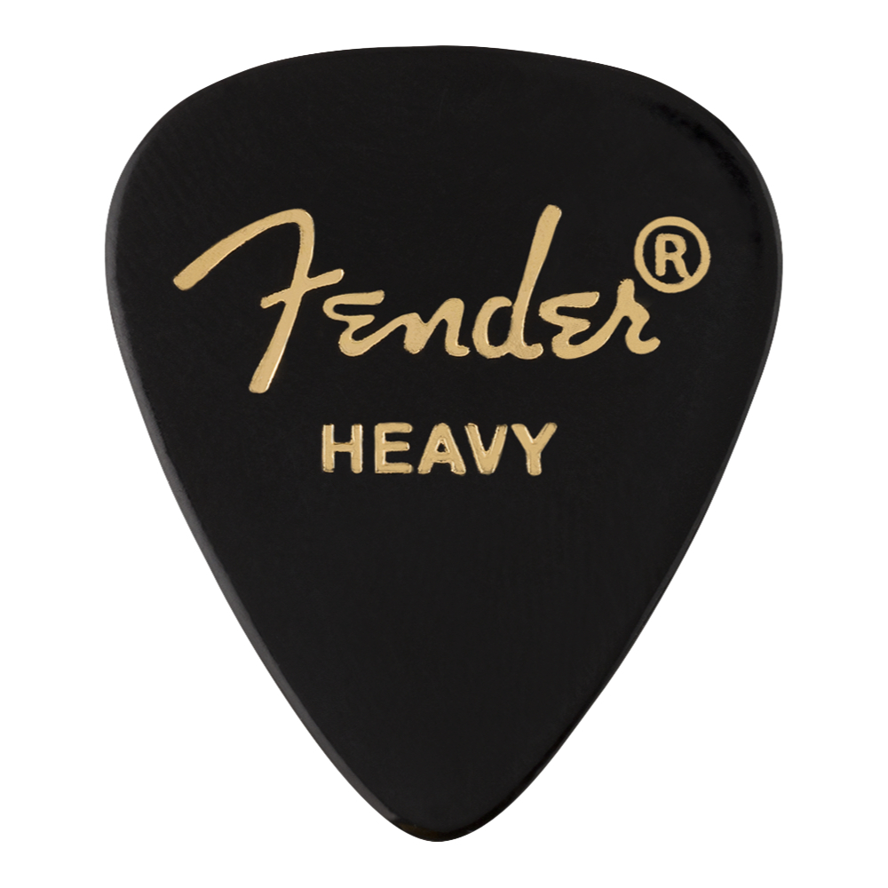 Fender 351 Shape Premium Picks Heavy Black ギターピック 12枚入り（新品/送料無料）【楽器検索デジマート】