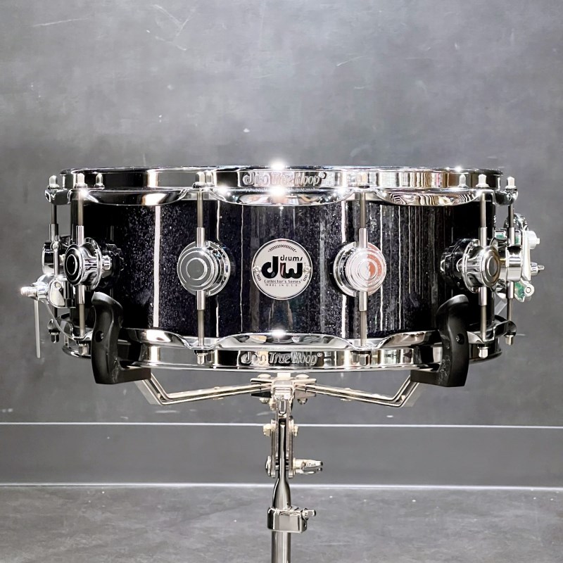 dw Collector's Pure Maple Snare Drum 14×5 / Gun Metal Sparkle ...