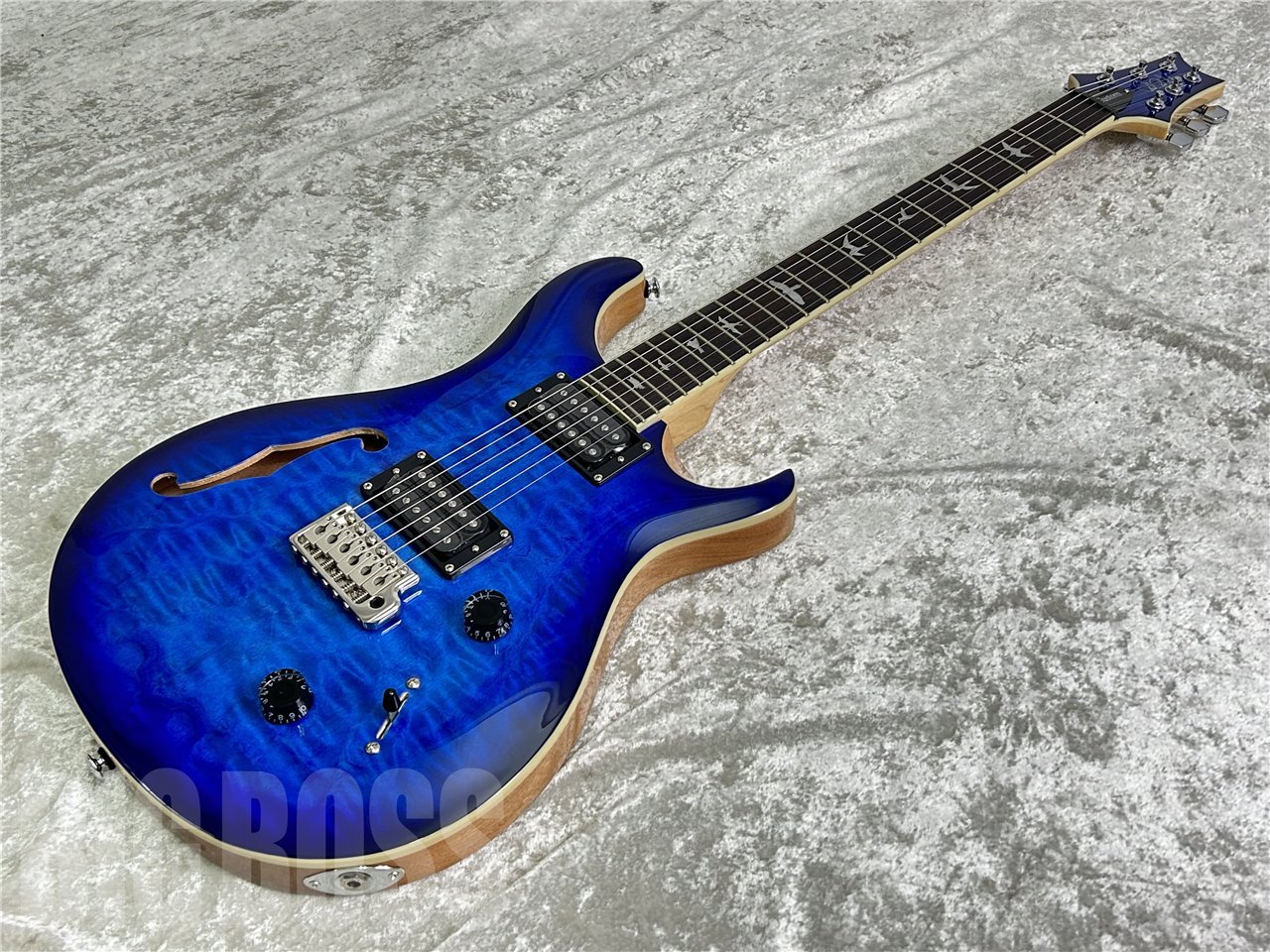 Paul Reed Smith(PRS) SE Custom 22 Semi-Hollow Quilt (Faded Blue