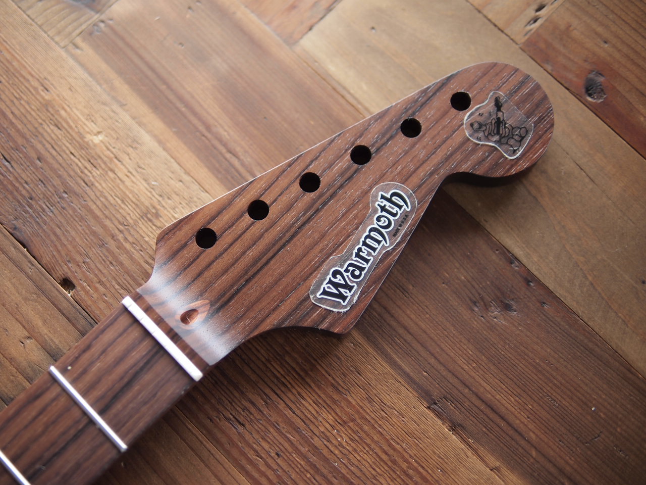 未使用 塗装済み Warmoth ワーモス ネック ローズウッド指板 メイプル-