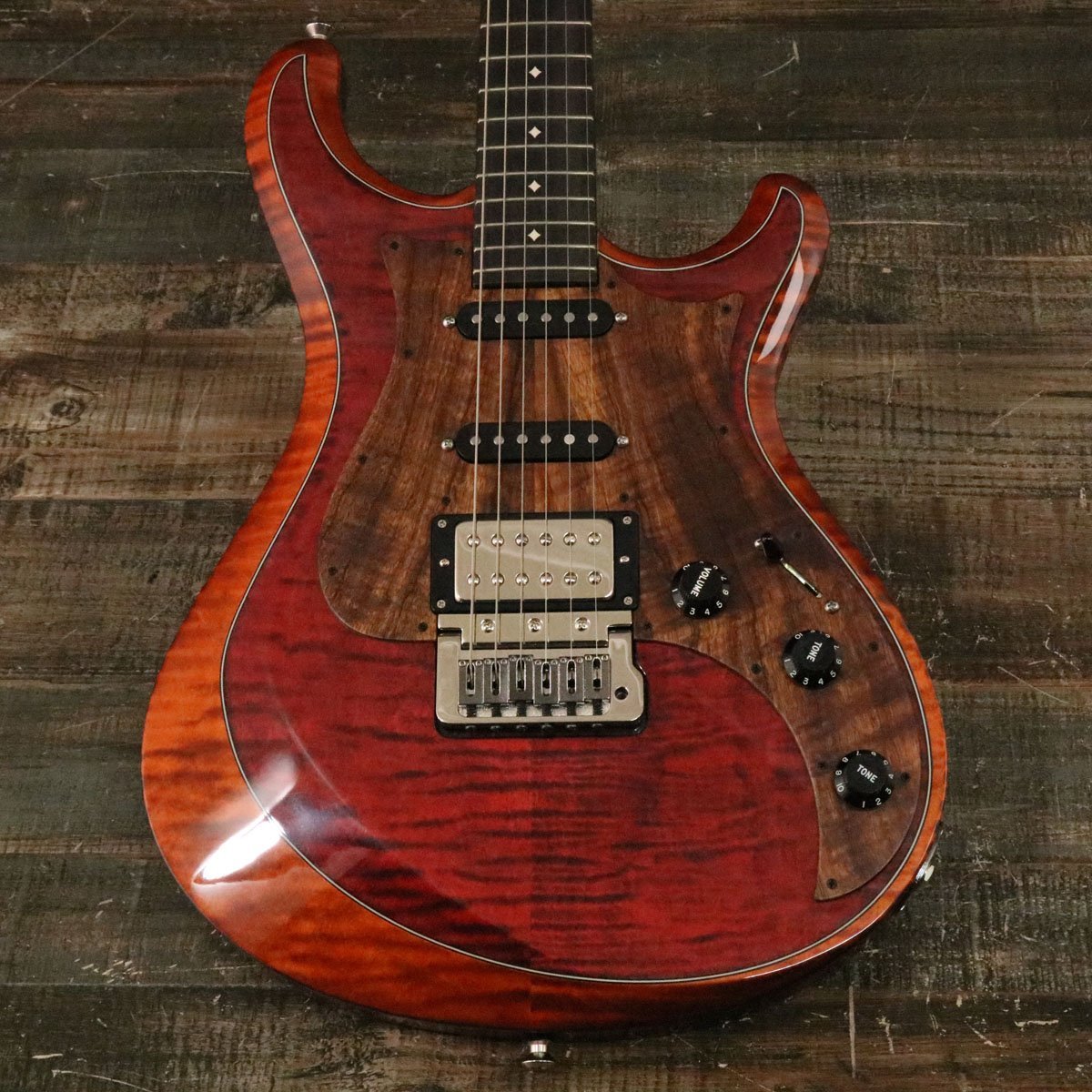 Knaggs Guitars Chesapeake Series Severn Trem HSS Burgundy/Copper