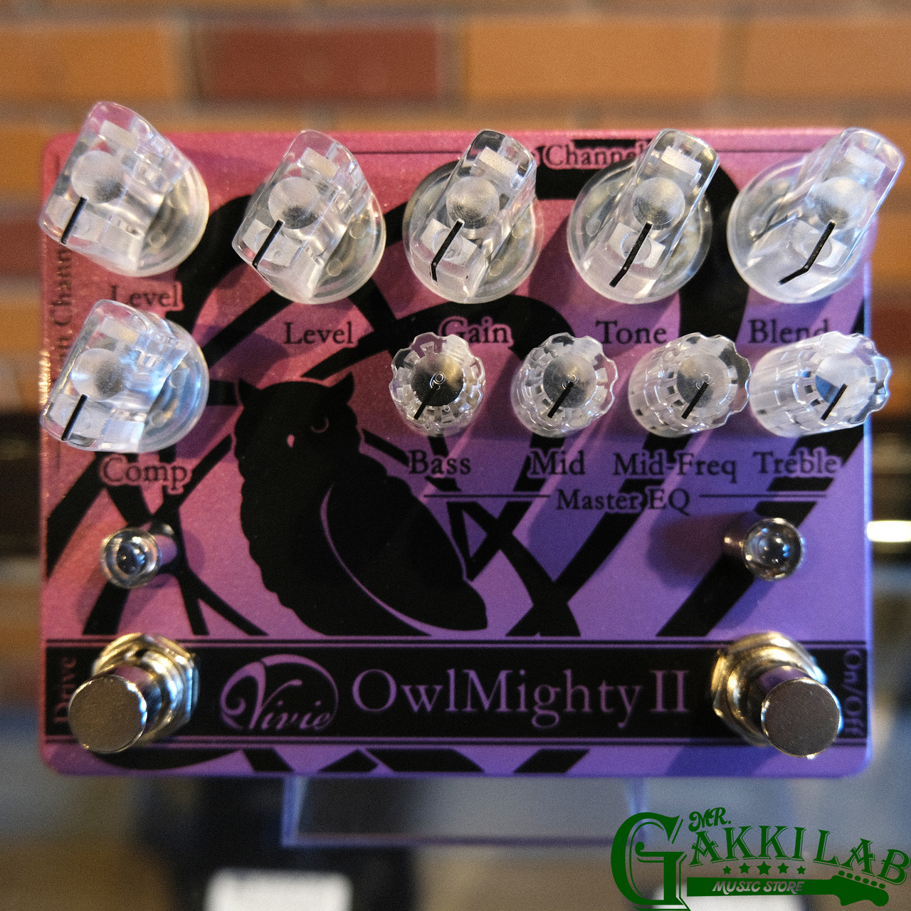 100％の保証 OwlMightyⅡ Bass用プリアンプVivie owlmighty Owl 