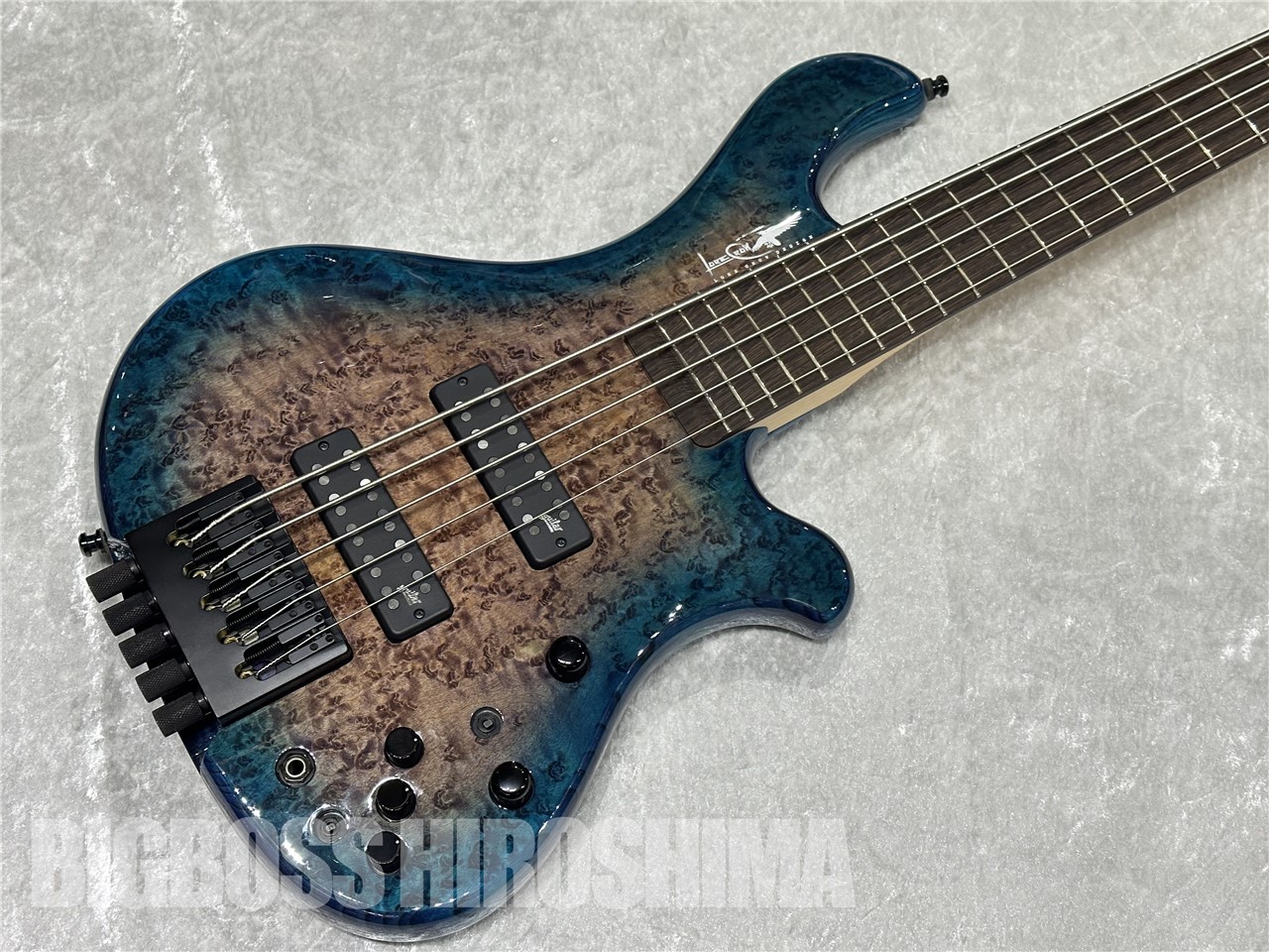 LORE CROW LCB-001 Birdseye Maple Veneer Top (Purple Blue Burst