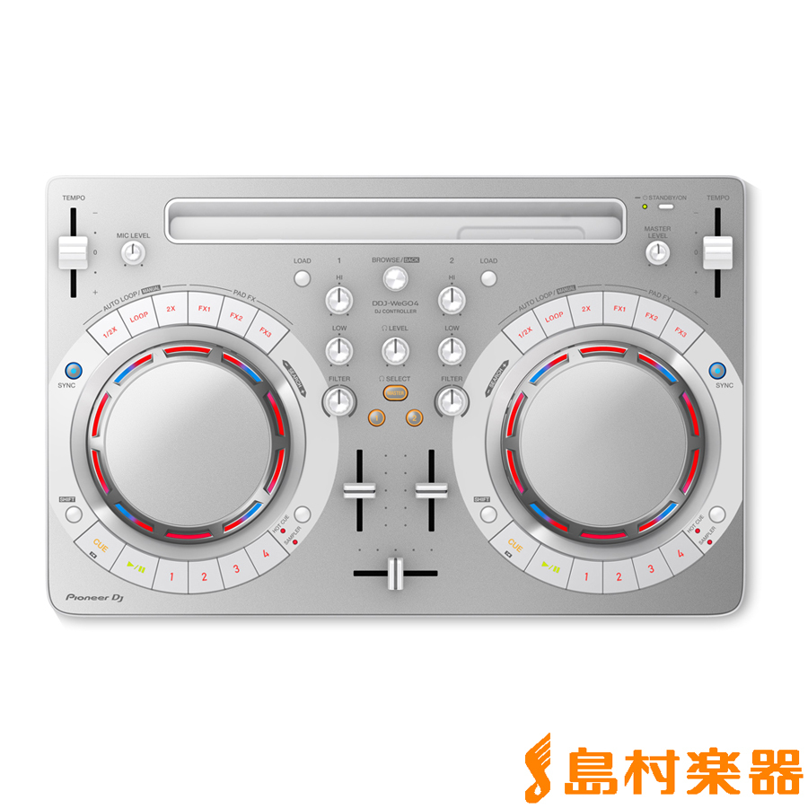 Pioneer DDJ-WeGO4-W (ホワイト) DJコントローラーDDJWeGO4K（B級特価 ...