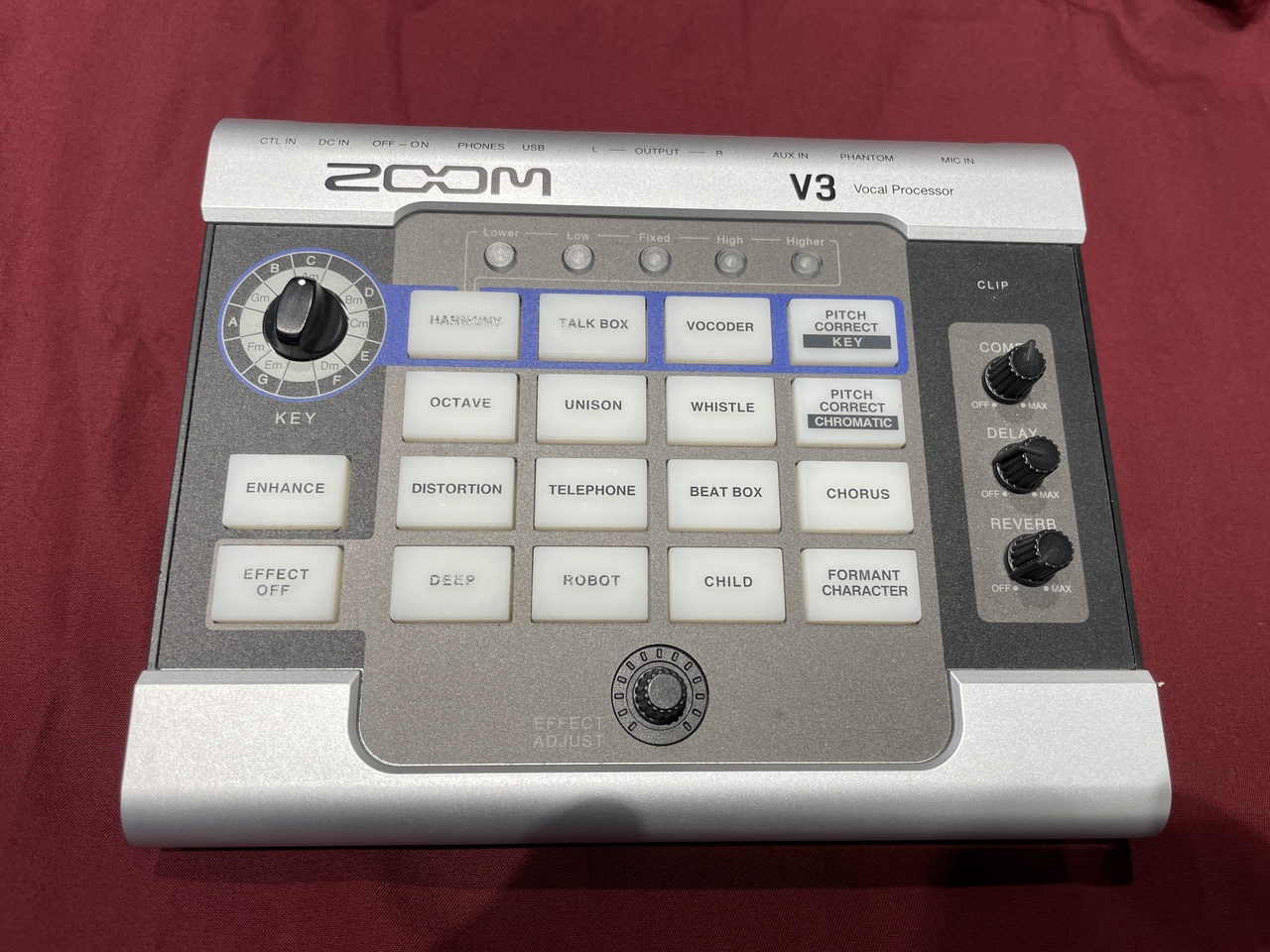 ZOOM V3 Vocal Processor 電源アダプター付属（中古/送料無料）【楽器