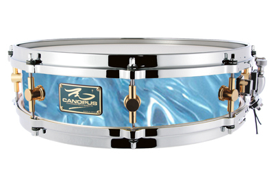 canopus The Maple 4x14 Snare Drum Aqua Satin（新品/送料無料