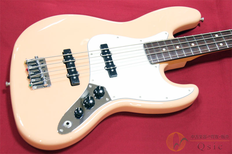 Fender 2021 Collection MIJ Hibrid II Jazz Bass Flamingo Pink